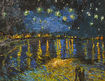 Van Gogh Sternennacht &uuml;ber der Rhone (1888) Mus&eacute;e d&rsquo;Orsay