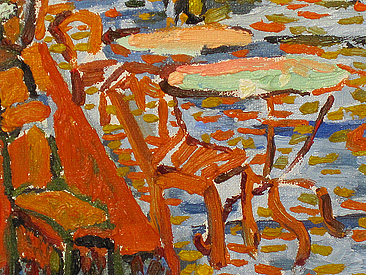 Vincent Van Gogh (1853-1890) Terrasse du caf&eacute; le soir, Place du Forum Arles